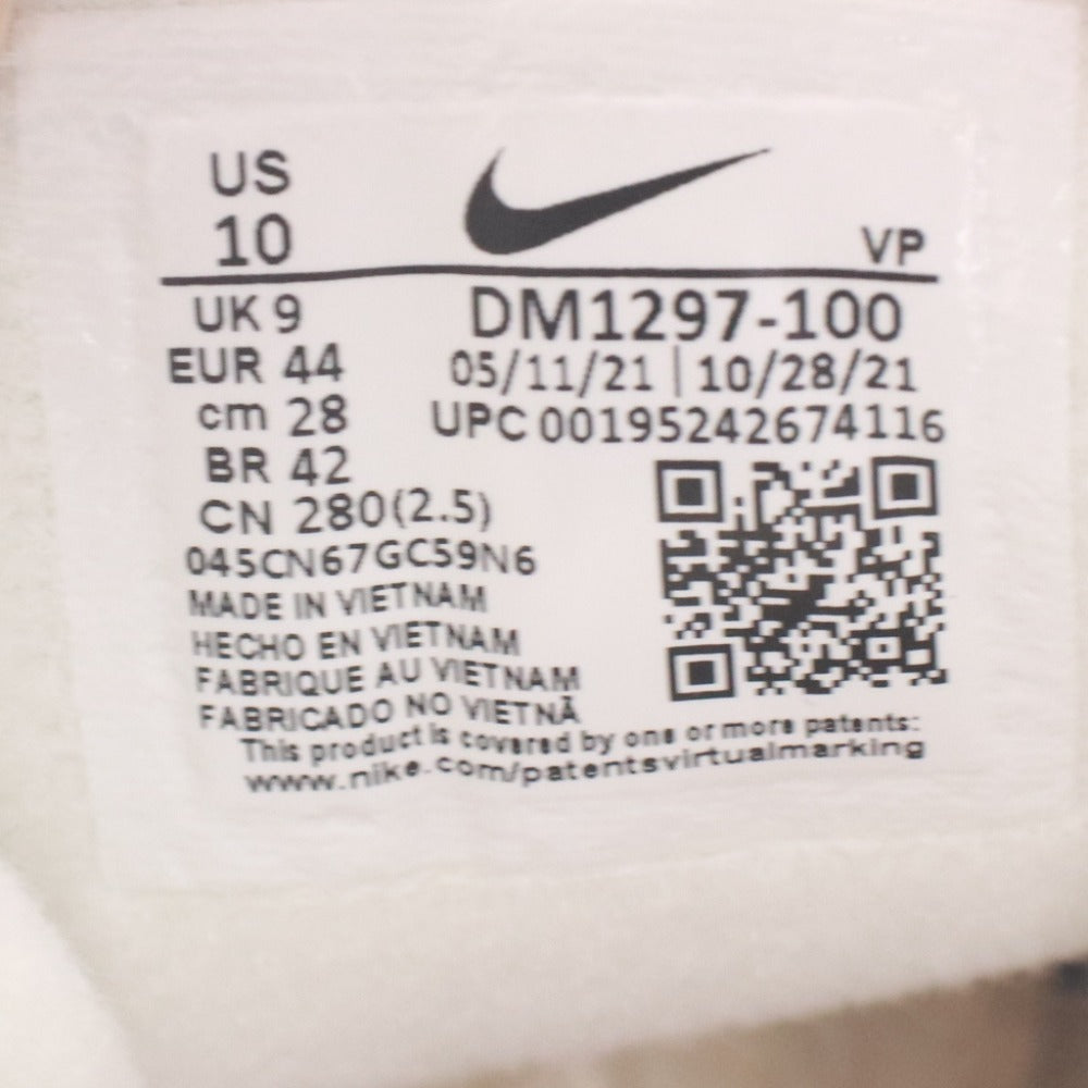 ■ NIKE ナイキ スニーカー シューズ 靴 DM1297 100 エア モア アップテンポ 96 メンズ 28.0cm ホワイト 未使用 箱付き