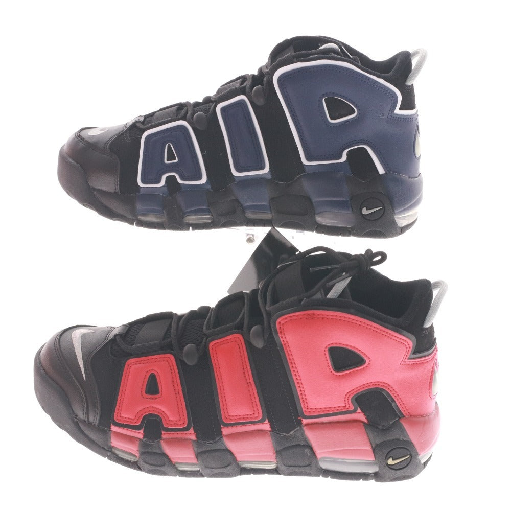 ■ NIKE ナイキ スニーカー シューズ 靴 DJ4400 001 エア モア アップテンポ 96 メンズ 28.0cm ブラック レッド ネイビー 未使用 箱付き
