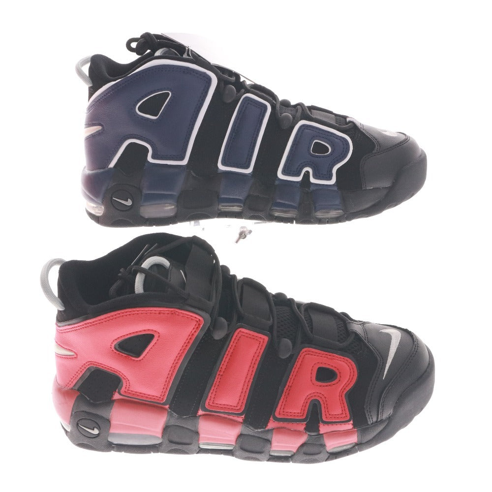 ■ NIKE ナイキ スニーカー シューズ 靴 DJ4400 001 エア モア アップテンポ 96 メンズ 28.0cm ブラック レッド ネイビー 未使用 箱付き
