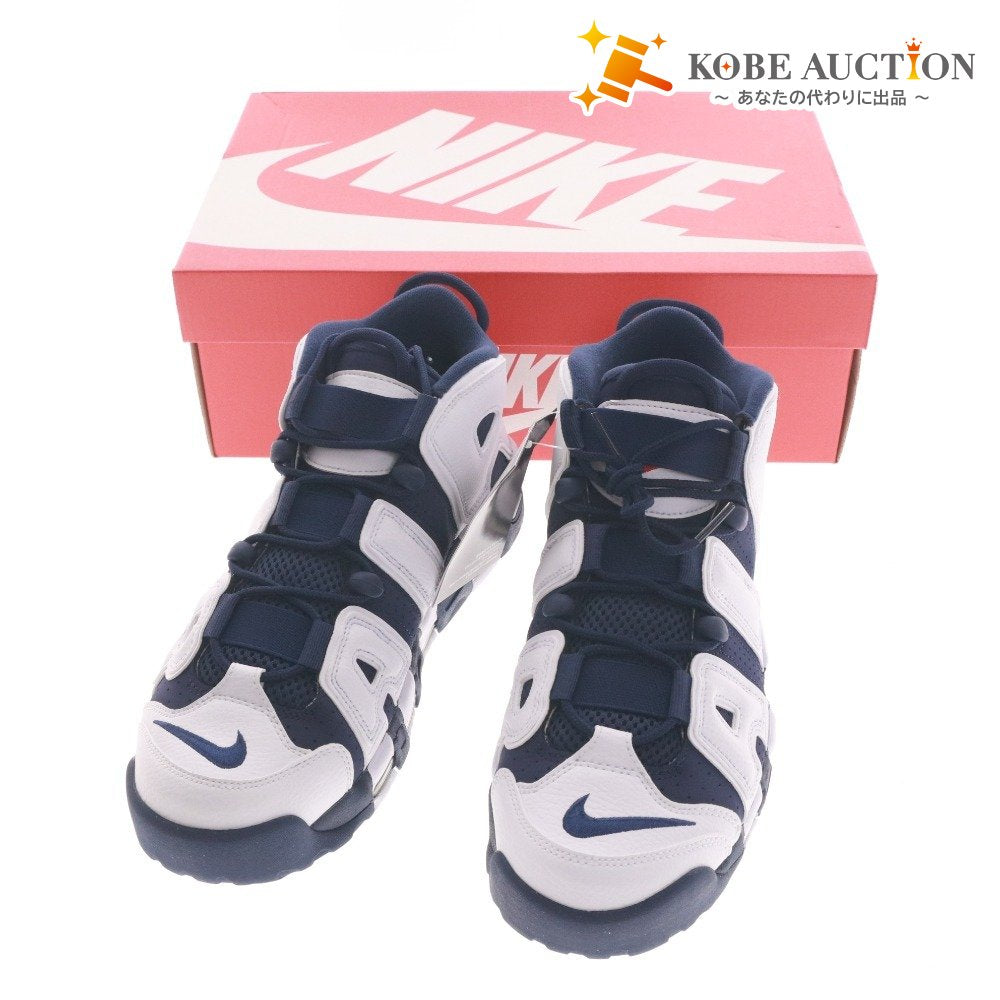■ NIKE ナイキ スニーカー シューズ 靴 FQ8182 100 エア モア アップテンポ 96 メンズ 28.0cm ネイビー ホワイト 未使用 箱付き