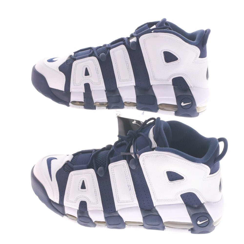 ■ NIKE ナイキ スニーカー シューズ 靴 FQ8182 100 エア モア アップテンポ 96 メンズ 28.0cm ネイビー ホワイト 未使用 箱付き