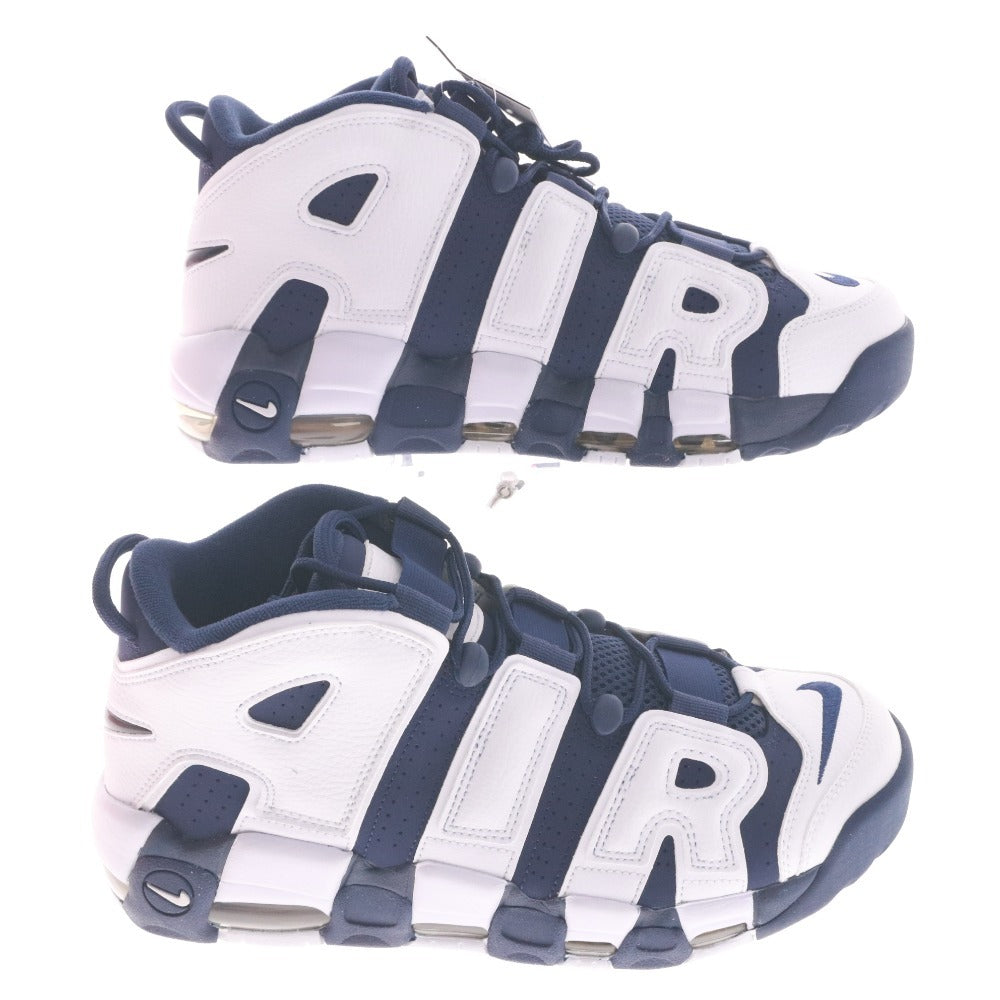 ■ NIKE ナイキ スニーカー シューズ 靴 FQ8182 100 エア モア アップテンポ 96 メンズ 28.0cm ネイビー ホワイト 未使用 箱付き
