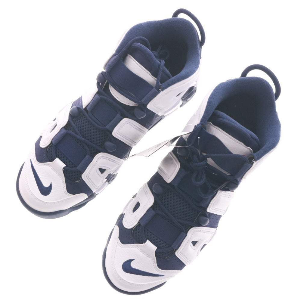 ■ NIKE ナイキ スニーカー シューズ 靴 FQ8182 100 エア モア アップテンポ 96 メンズ 28.0cm ネイビー ホワイト 未使用 箱付き