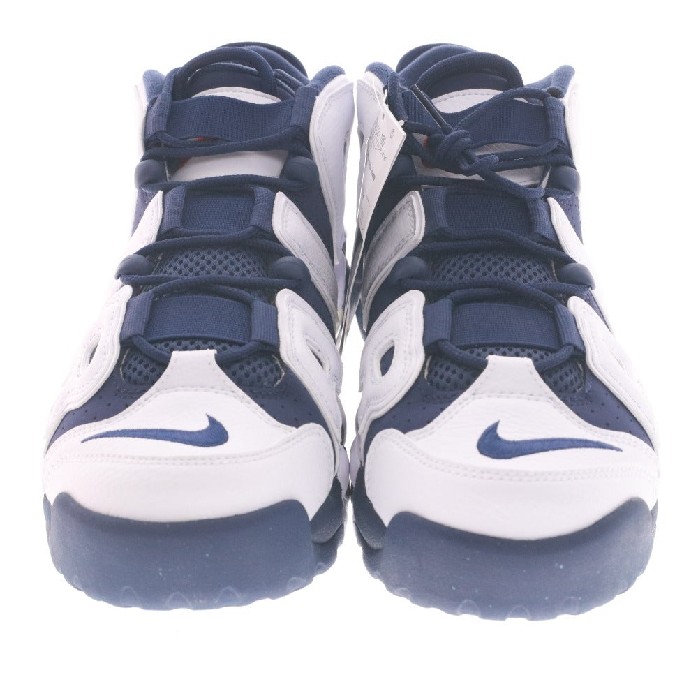 ■ NIKE ナイキ スニーカー シューズ 靴 FQ8182 100 エア モア アップテンポ 96 メンズ 28.0cm ネイビー ホワイト 未使用 箱付き