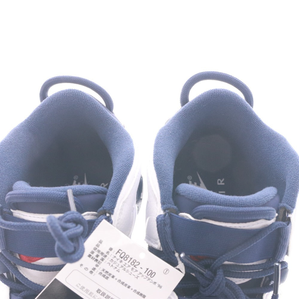 ■ NIKE ナイキ スニーカー シューズ 靴 FQ8182 100 エア モア アップテンポ 96 メンズ 28.0cm ネイビー ホワイト 未使用 箱付き