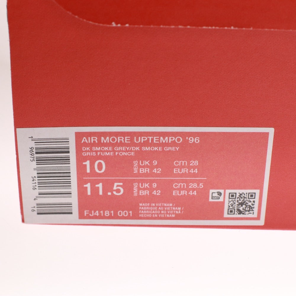 ■ NIKE ナイキ スニーカー シューズ 靴 FJ4181 001 エア モア アップテンポ 96 メンズ 28.0cm ブラック 未使用 箱付き