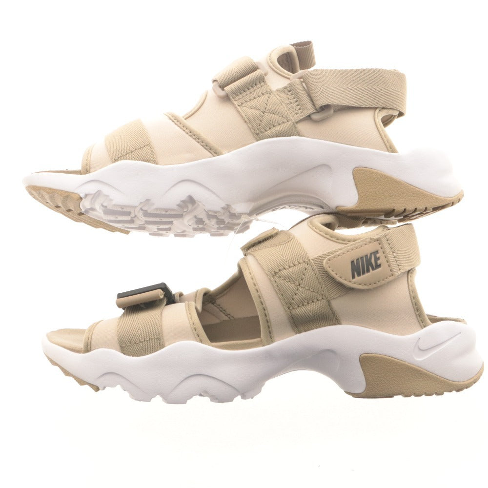 ■ ナイキ キャニオンサンダル 靴 NIKE CANYON SANDAL CL8797-201 カジュアル メンズ 27cm カーキ 白 タグ,箱付き 未使用(汚れ有)