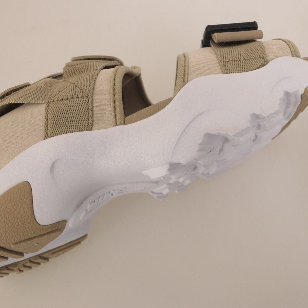 ■ ナイキ キャニオンサンダル 靴 NIKE CANYON SANDAL CL8797-201 カジュアル メンズ 27cm カーキ 白 タグ,箱付き 未使用(汚れ有)