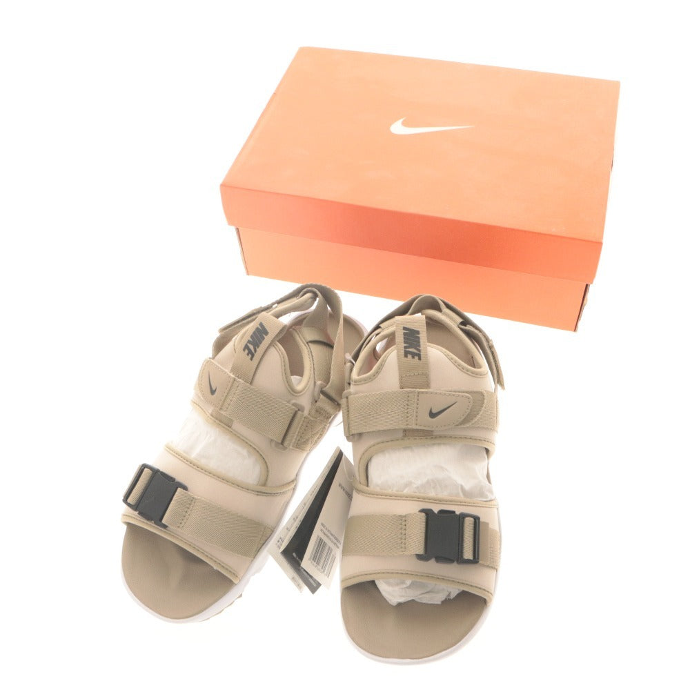 ■ ナイキ キャニオンサンダル 靴 NIKE CANYON SANDAL CL8797-201 カジュアル メンズ 27cm カーキ 白 タグ,箱付き 未使用(汚れ有)