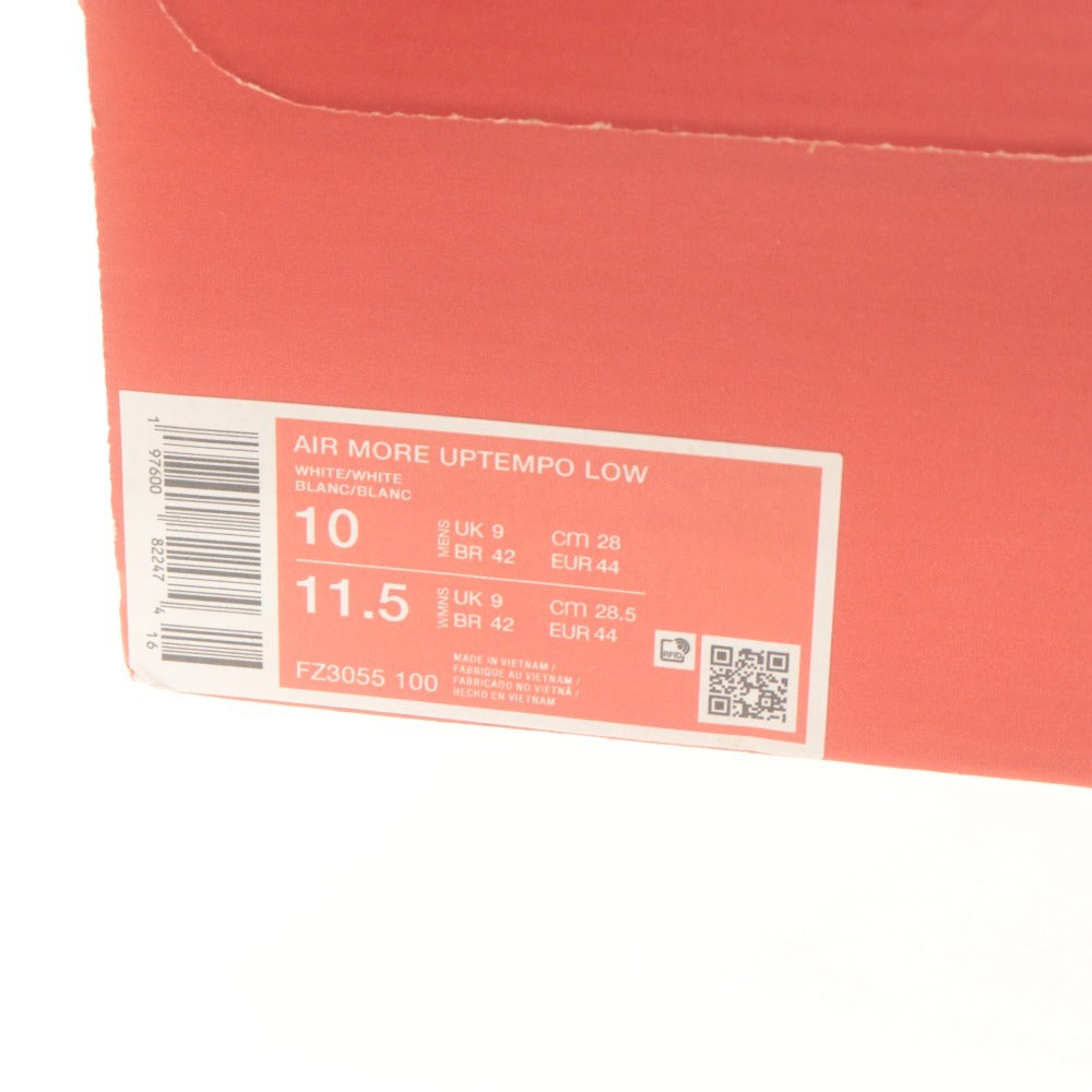 ■ ナイキ スニーカー NIKE AIR MORE UPTEMPO LOW エア モア アップテンポ FZ3055-100 メンズ 28cm 白 ホワイト タグ,箱付き 未使用