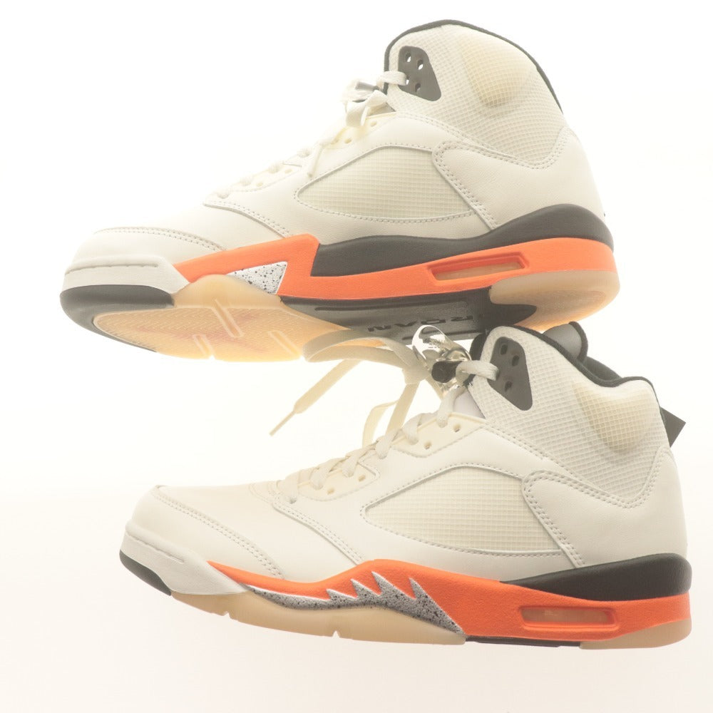 ■ NIKE ナイキ スニーカー AIR JORDAN 5 RETRO Sail Orange Blaze エア ジョーダン 5 レトロ DC1060-100 メンズ 28cm 箱,タグ付き 未使用