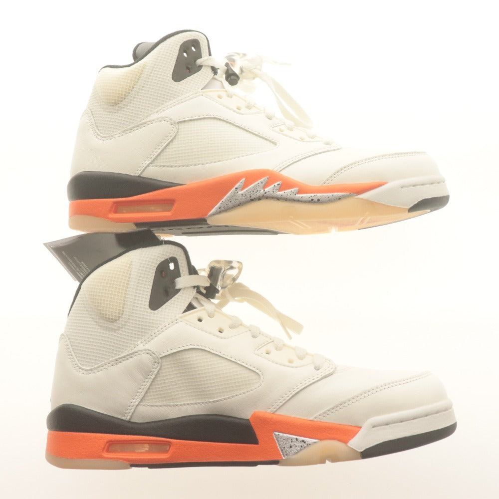 ■ NIKE ナイキ スニーカー AIR JORDAN 5 RETRO Sail Orange Blaze エア ジョーダン 5 レトロ DC1060-100 メンズ 28cm 箱,タグ付き 未使用