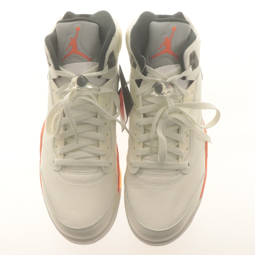 ■ NIKE ナイキ スニーカー AIR JORDAN 5 RETRO Sail Orange Blaze エア ジョーダン 5 レトロ DC1060-100 メンズ 28cm 箱,タグ付き 未使用