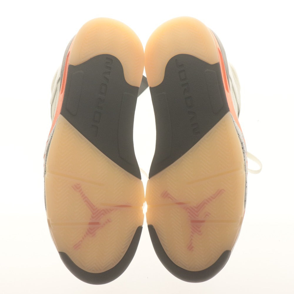 ■ NIKE ナイキ スニーカー AIR JORDAN 5 RETRO Sail Orange Blaze エア ジョーダン 5 レトロ DC1060-100 メンズ 28cm 箱,タグ付き 未使用