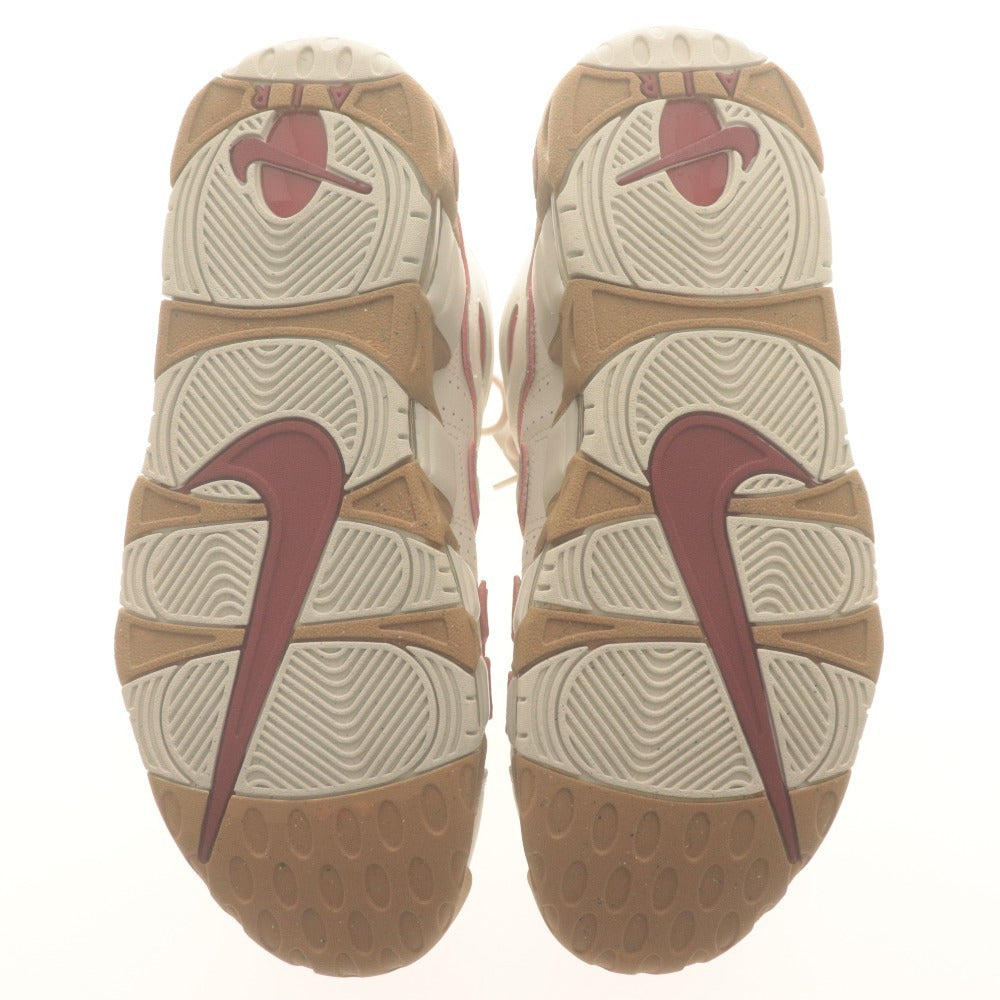 ■ ナイキ スニーカー 靴 W AIR MORE UPTEMPO ウィメンズ エア モア アップテンポ ホワイト/レッド/ガム メンズ 28cm タグ,箱付き 未使用