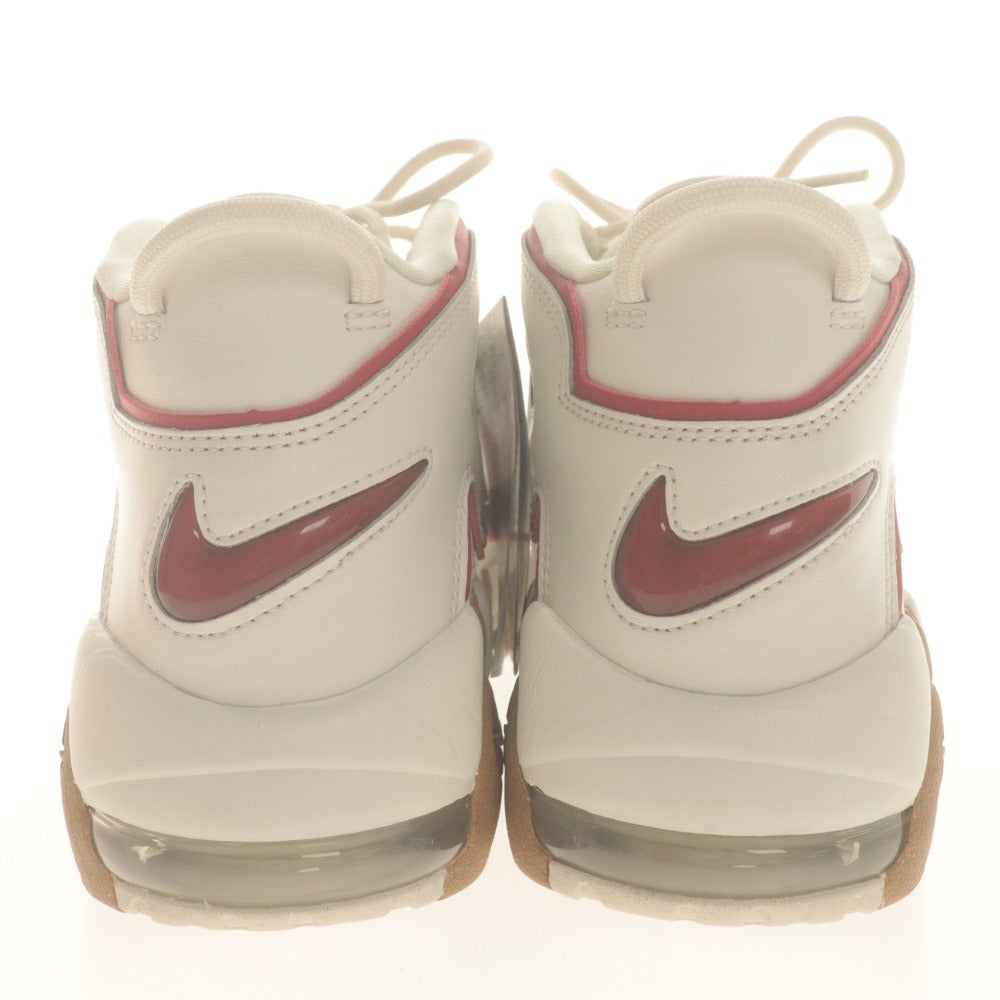 ■ ナイキ スニーカー 靴 W AIR MORE UPTEMPO ウィメンズ エア モア アップテンポ ホワイト/レッド/ガム メンズ 28cm タグ,箱付き 未使用