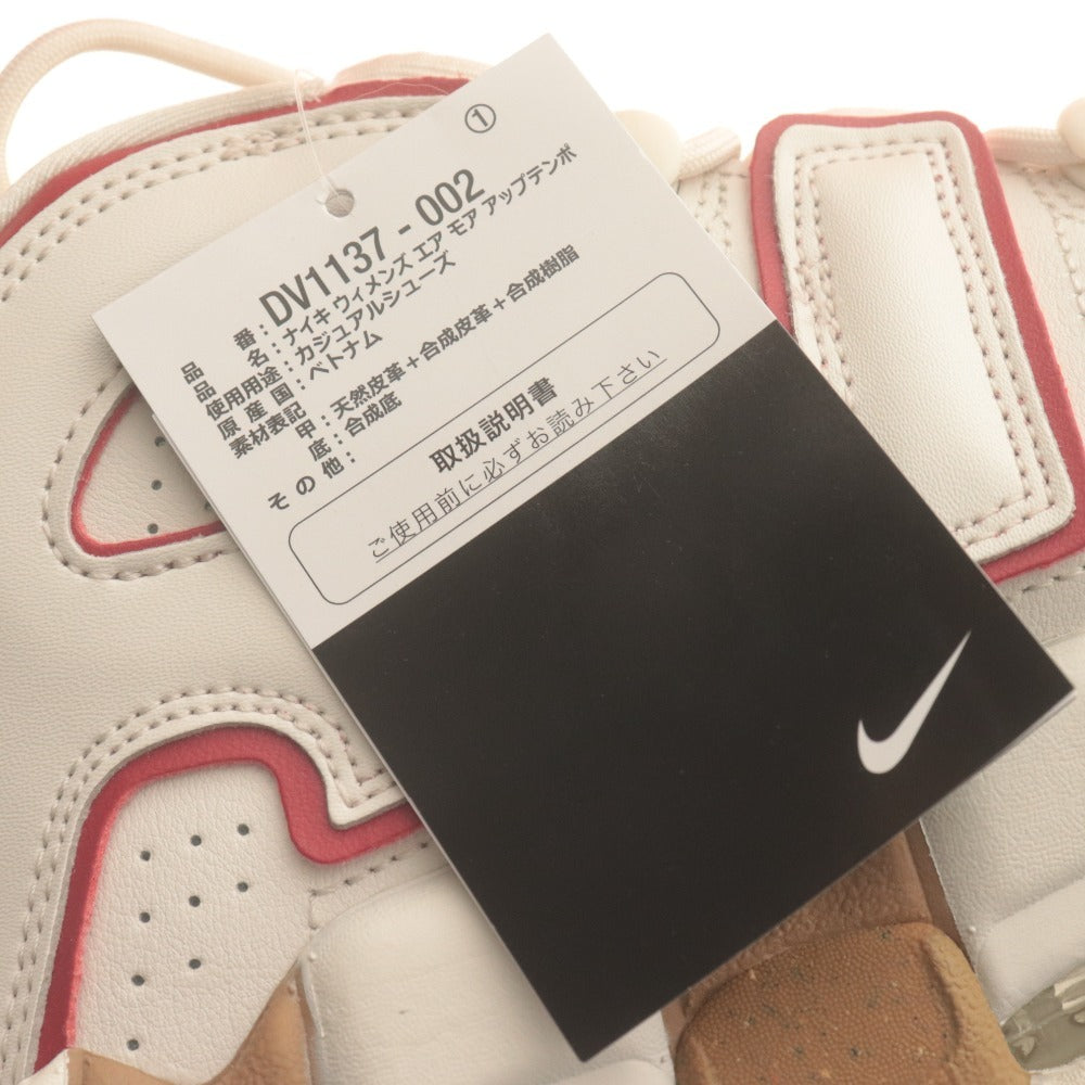 ■ ナイキ スニーカー 靴 W AIR MORE UPTEMPO ウィメンズ エア モア アップテンポ ホワイト/レッド/ガム メンズ 28cm タグ,箱付き 未使用