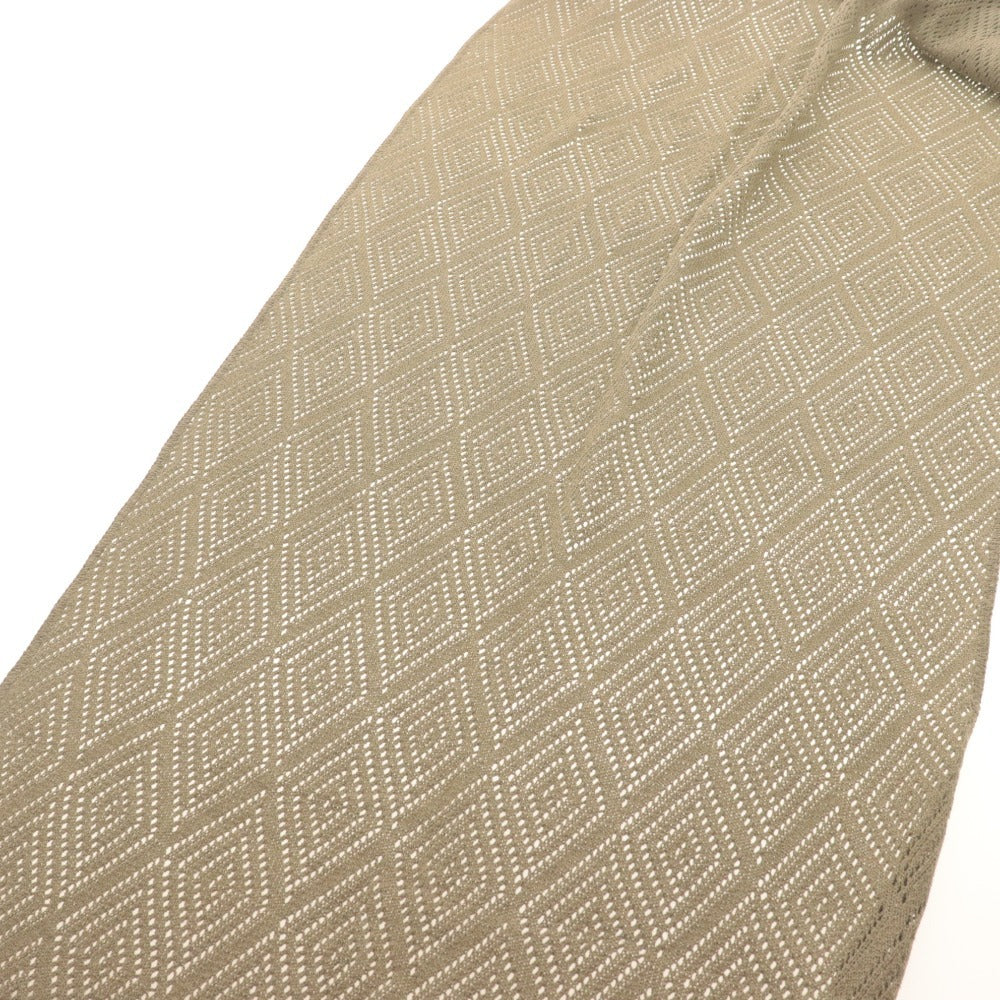 Giorgio Armani Long Knit Stole, Large, Women's and Men's, Khaki Gray