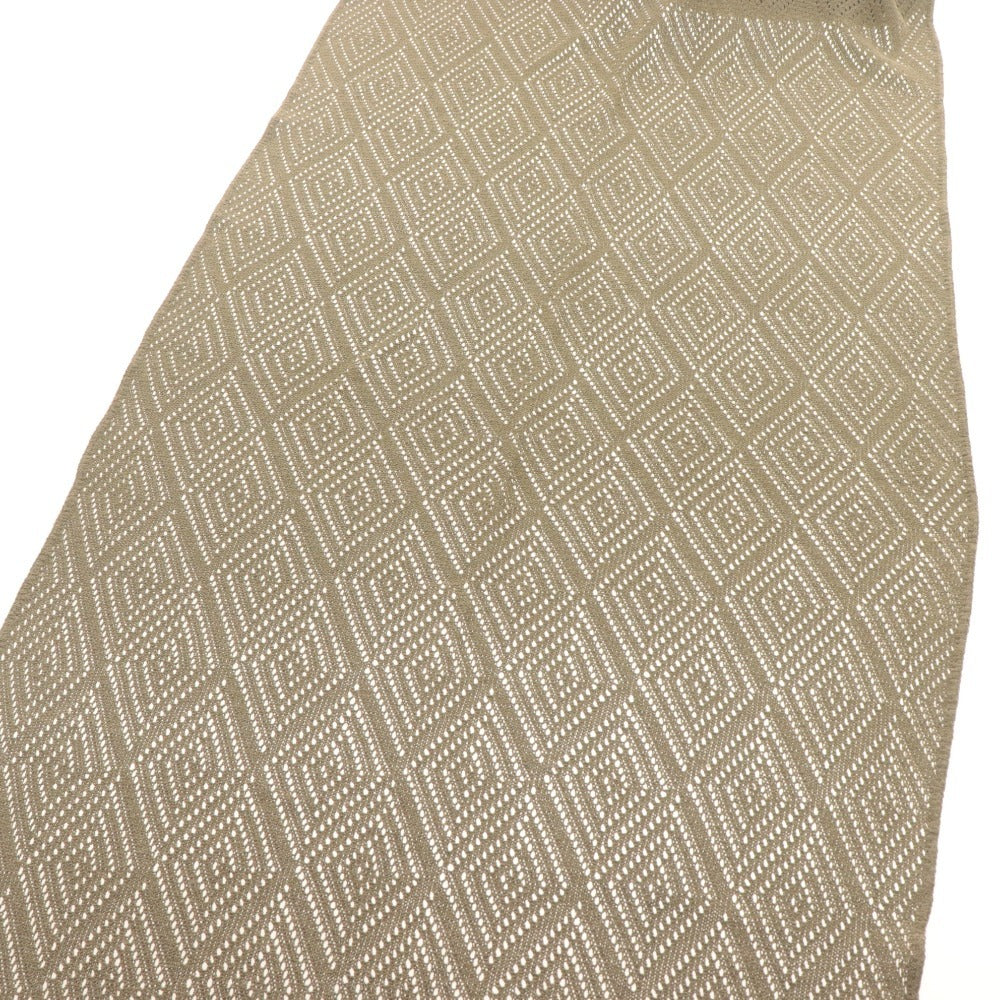 Giorgio Armani Long Knit Stole, Large, Women's and Men's, Khaki Gray