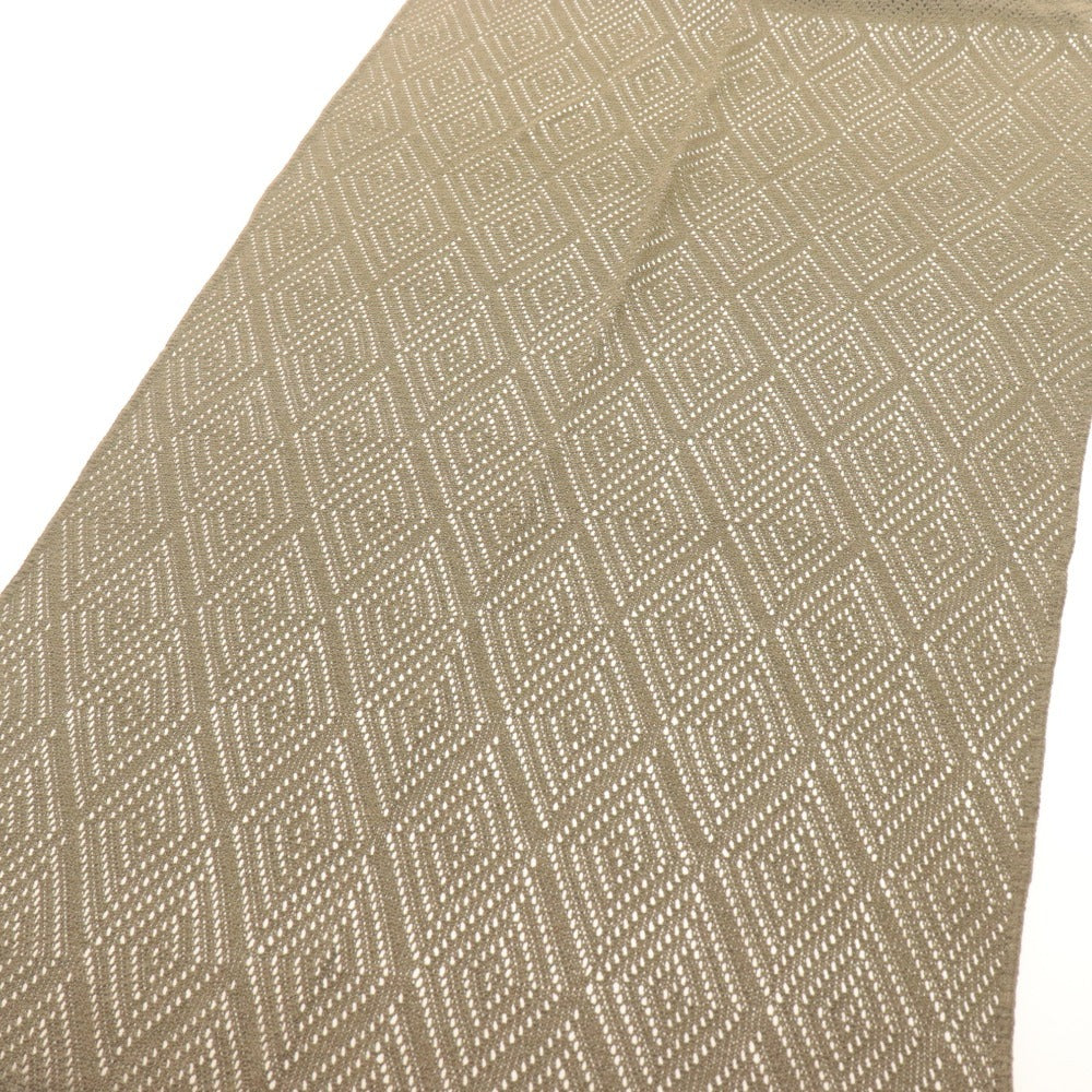 Giorgio Armani Long Knit Stole, Large, Women's and Men's, Khaki Gray