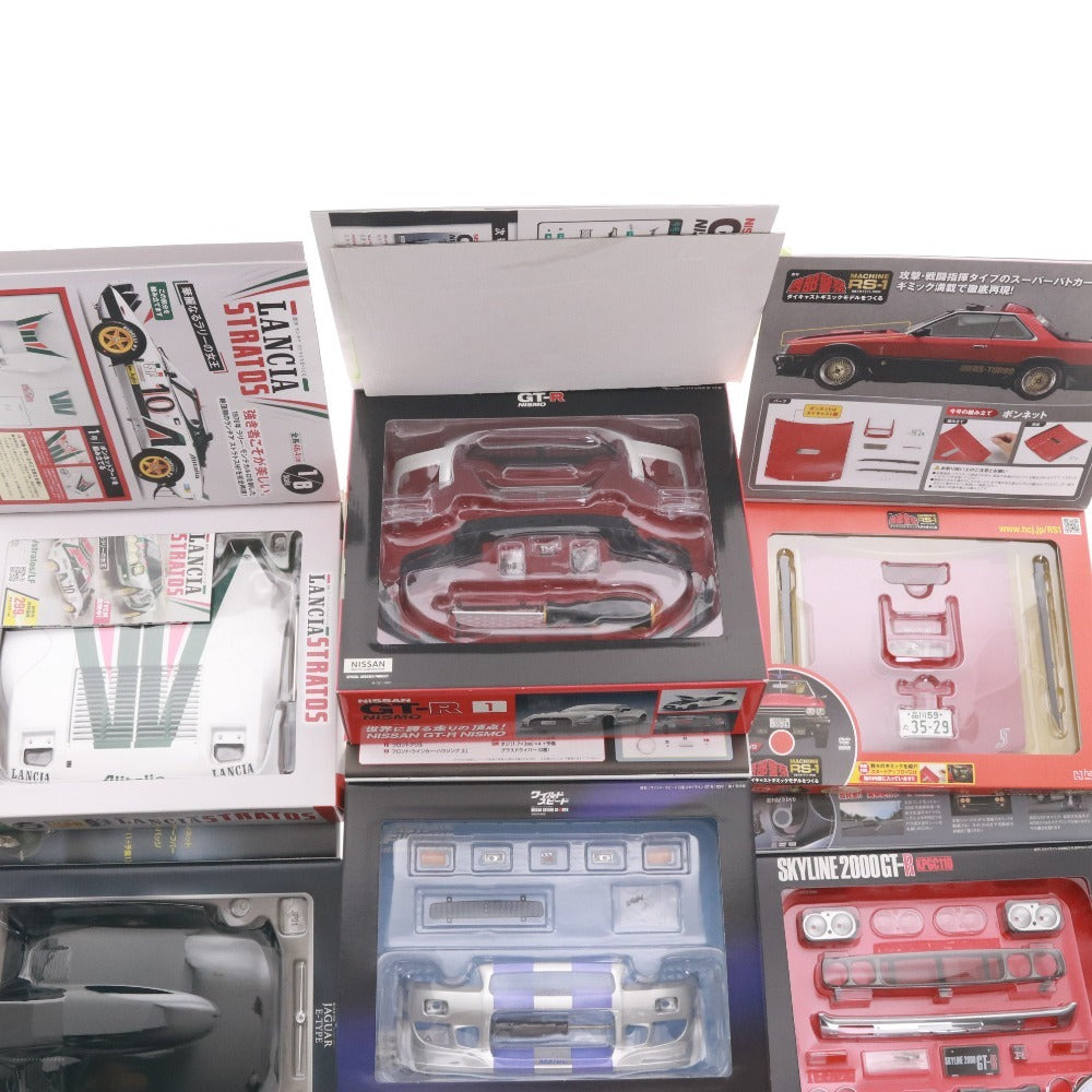 ■ 創刊号 ミニカー 17点セット まとめ売り ダットサンフェアレディ スカイライン コスモスポーツ スバル360 未開封含む 箱付き