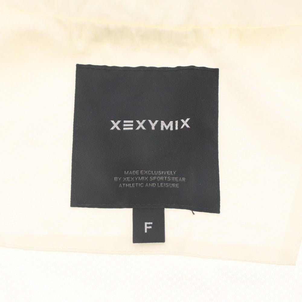 ■ XEXYMIX ゼクシーミックス ジャケット ジャンパー アウター ファスナー ナイロン レディース F ライトベージュ系