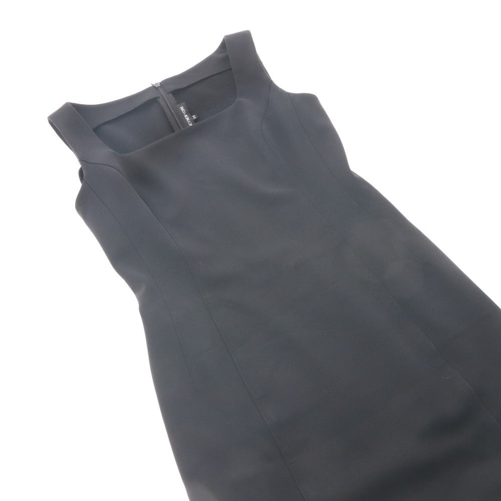 ■ フォクシーニューヨーク FOXEY NEW YORK ワンピース ノースリーブ ストレッチ スリット 日本製 レディース 38 （S相当） ブラック