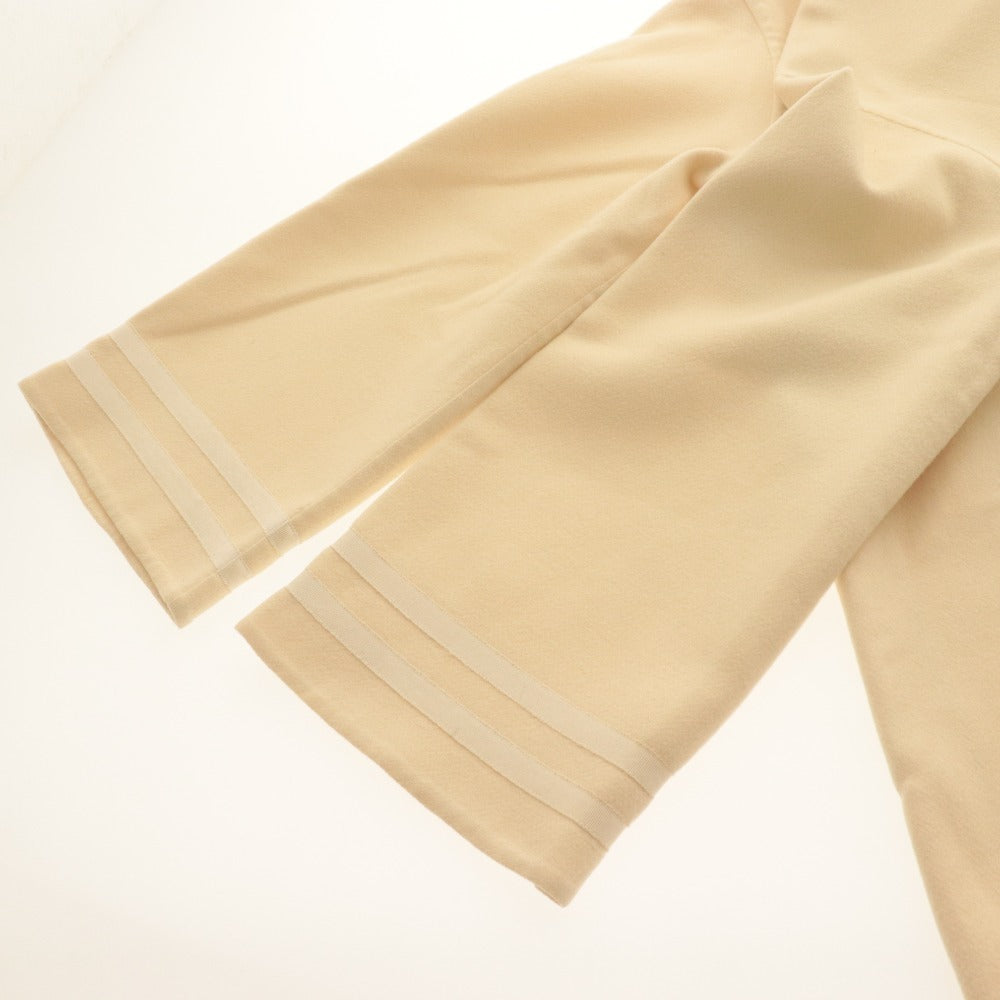 ■ Salvatore Ferragamo coat jacket, long sleeves, outerwear, virgin wool, women's, size S, ivory, defective