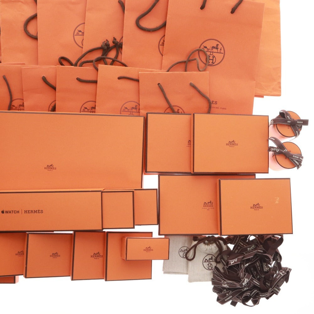 ■ エルメス HERMES 空箱 保存箱 ケース 16箱 ショッパー袋 27枚 まとめ売り計43点セット 付属品付き