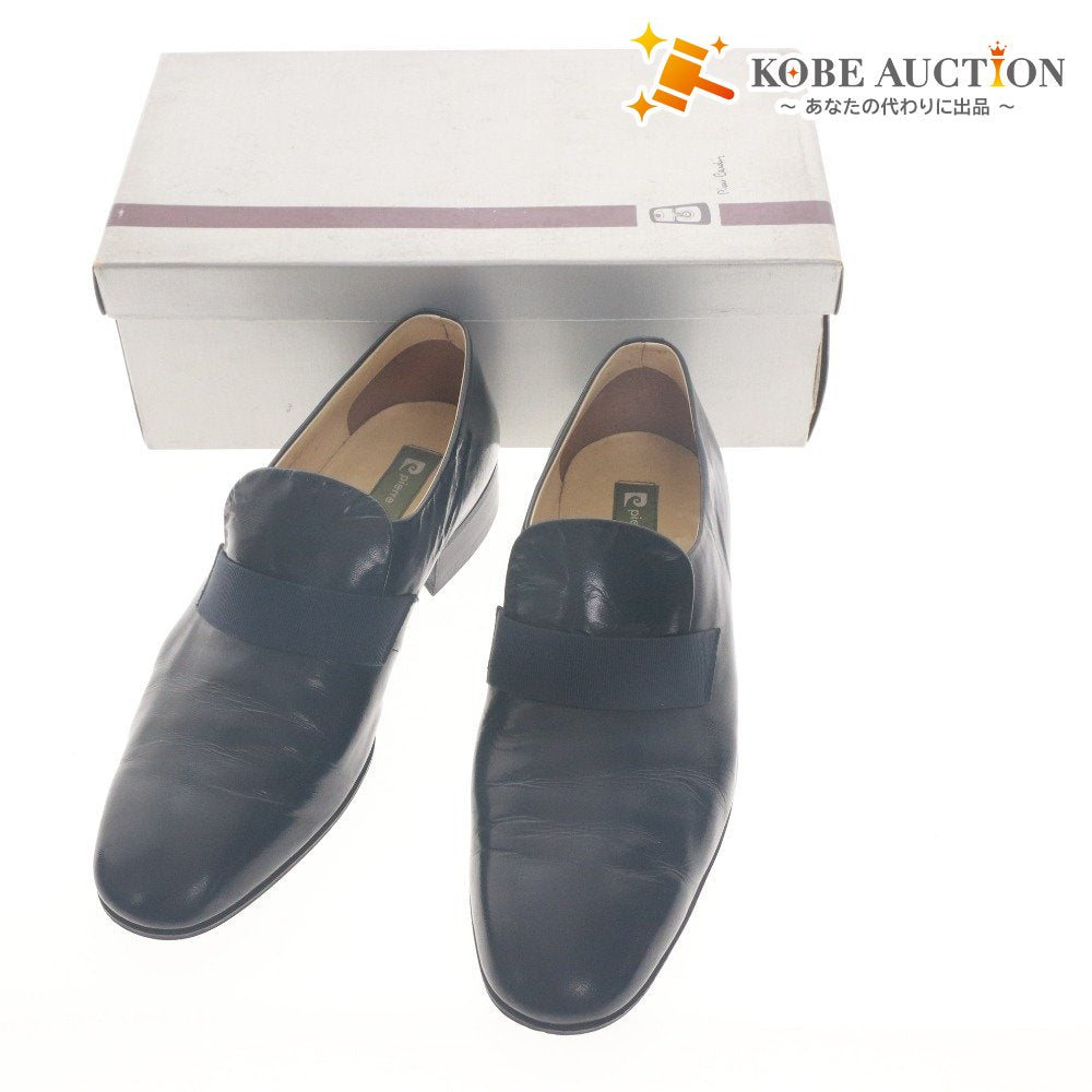■ Pierre Cardin ピエールカルダン ビジネスシューズ 靴 日本製 メンズ 25.5cm ダークネイビー系 箱付き