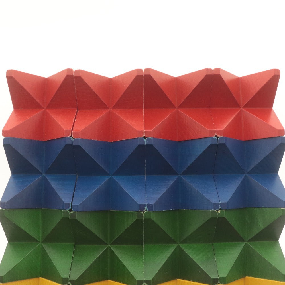 ■ ワールドワイドキッズ ネフ社 積み木 Naef Spiel ネフスピール 16ピース パズル おもちゃ ブロック 知育玩具 子供 キッズ 付属品付き