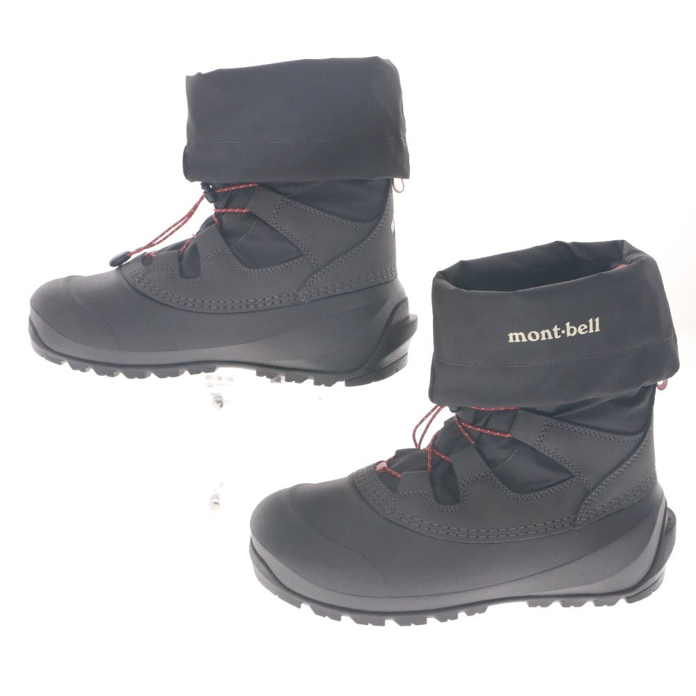 ■ モンベル mont-bell パウダーブーツ スノーブーツ 靴 メンズ レディース 24.0cm ダークグレー 箱付き