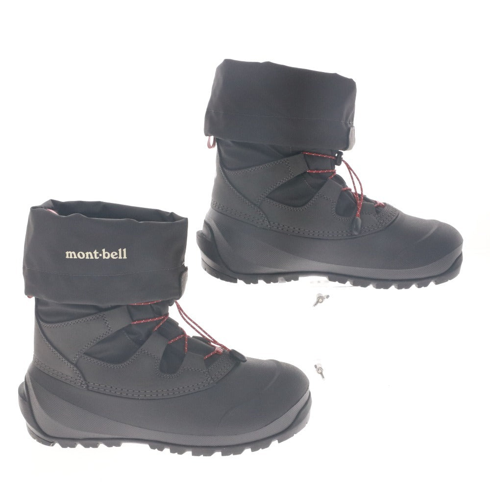 ■ モンベル mont-bell パウダーブーツ スノーブーツ 靴 メンズ レディース 24.0cm ダークグレー 箱付き