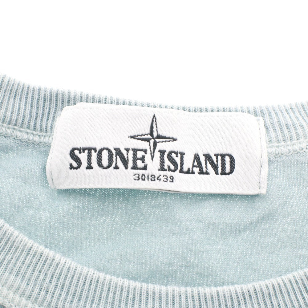 ■ ストーンアイランド STONE ISLAND Tシャツ 半袖 トップス クルーネック 胸ポケット メンズ L