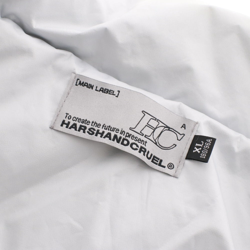 ■ ハーシュアンドクルーエル HARSH AND CRUEL 中綿ジャケット メンズ XL ライトグレー