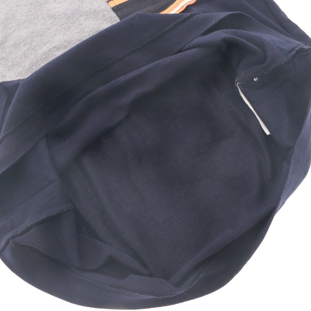■ コムデギャルソンオムプリュス Tシャツ 半袖 トップス 日本製 ポケット 丸首 カットソー メンズ S ネイビー系