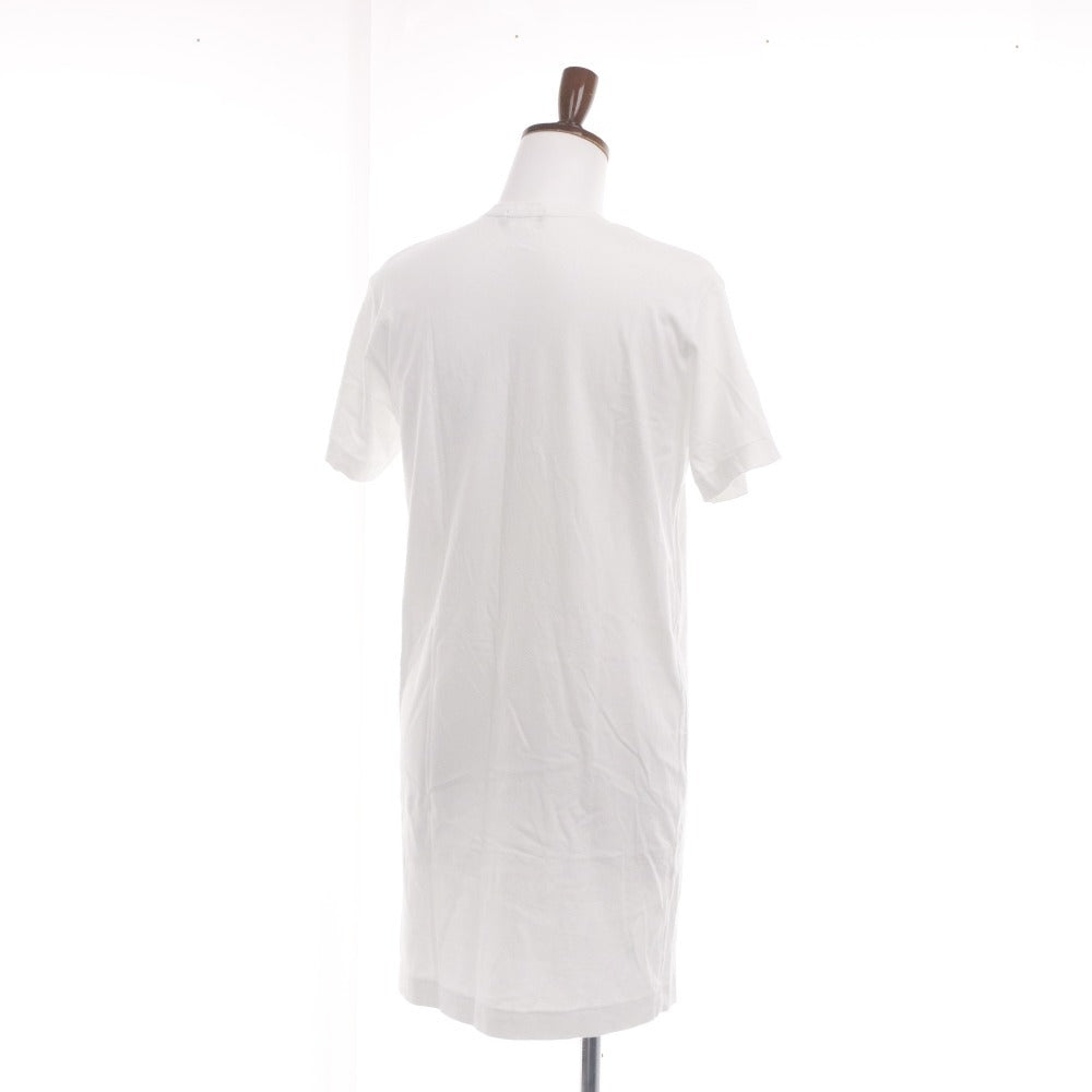 ■ Comme des Garçons Homme Plus Long Sleeve T-Shirt Short Sleeve Top Made in Japan Cut-and-Sew Plain Men's S White