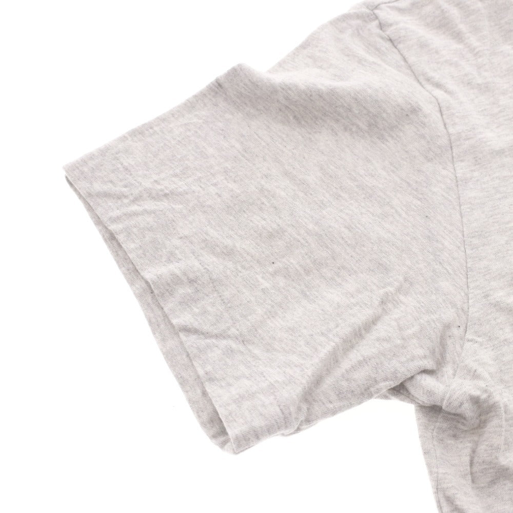 ■ コムデギャルソンオムプリュス ロングTシャツ 半袖 トップス 日本製 カットソー 無地 メンズ S ライトグレー