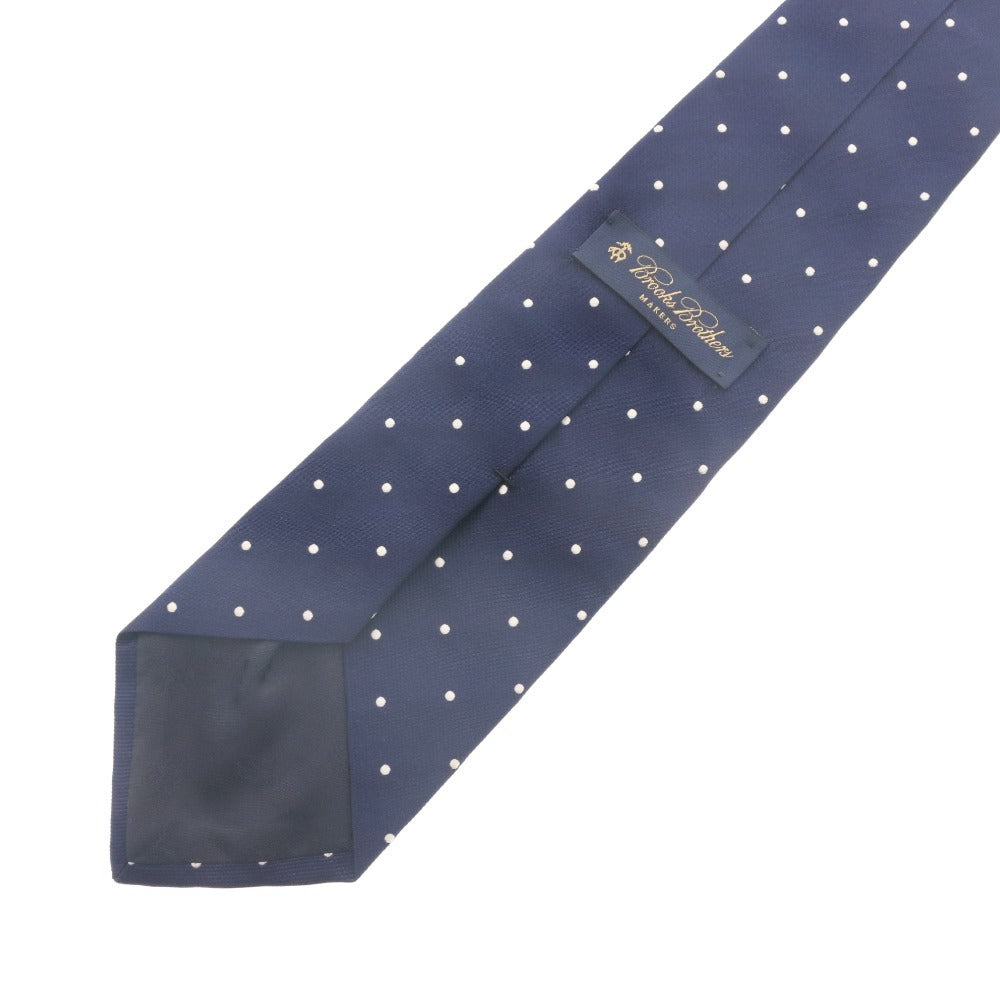 ■ ブルックスブラザーズ BrooksBrothers ネクタイ RN93986 ドット柄 シルク メンズ ネイビー