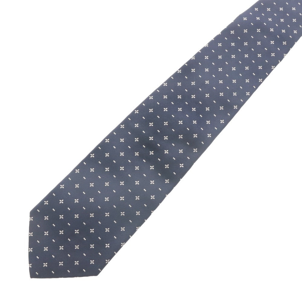 ■ ブルックスブラザーズ BrooksBrothers ネクタイ RN93986 総柄 シルク100% メンズ ネイビー