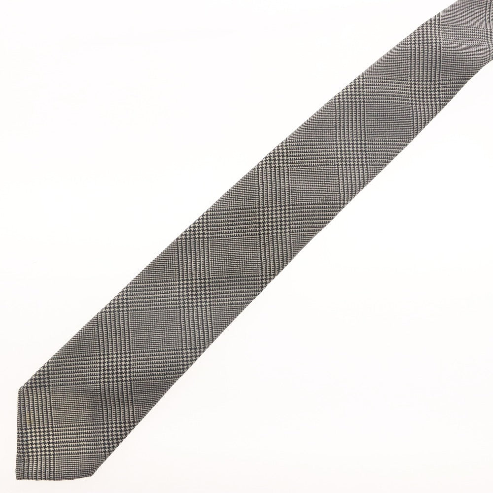 ■ トムブラウン THOM BROWNE ネクタイ グレンチェック メンズ グレー系