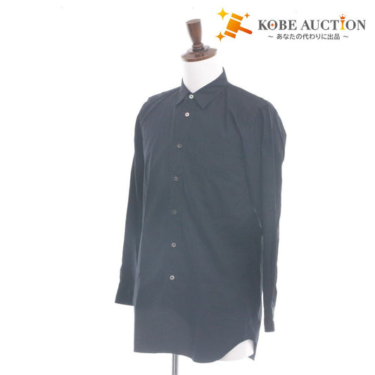 ■ コムデギャルソンオムプリュス COMME des GARCONS HOMME PLUS シャツ 長袖 トップス PL-B004 日本製 メンズ XS ブラック