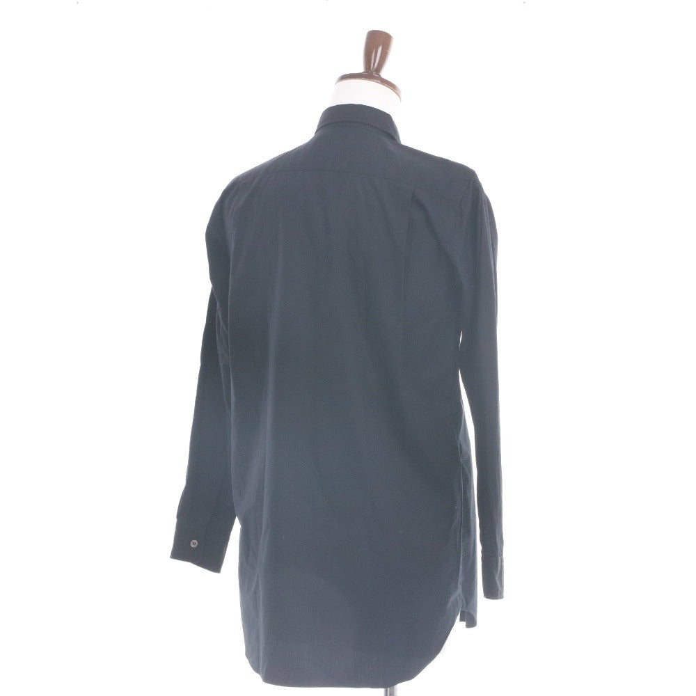 ■ コムデギャルソンオムプリュス COMME des GARCONS HOMME PLUS シャツ 長袖 トップス PL-B004 日本製 メンズ XS ブラック
