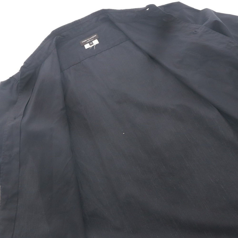 ■ コムデギャルソンオムプリュス COMME des GARCONS HOMME PLUS シャツ 長袖 トップス PL-B004 日本製 メンズ XS ブラック