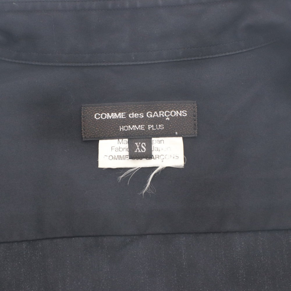 ■ コムデギャルソンオムプリュス COMME des GARCONS HOMME PLUS シャツ 長袖 トップス PL-B004 日本製 メンズ XS ブラック