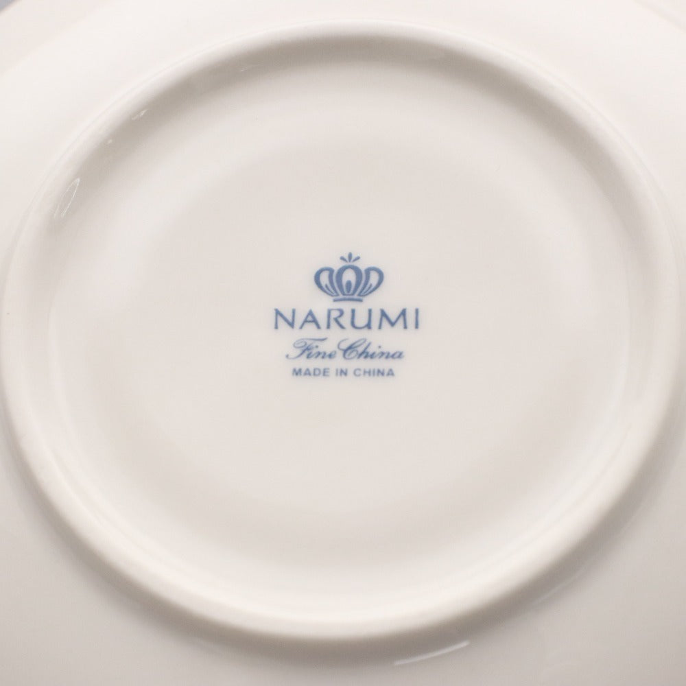 ■ NARUMI ナルミ MAKE A GOOD TABLE ティーカップ ソーサー 5客セット 洋食器 コーヒーカップ 総柄 未使用 箱付き