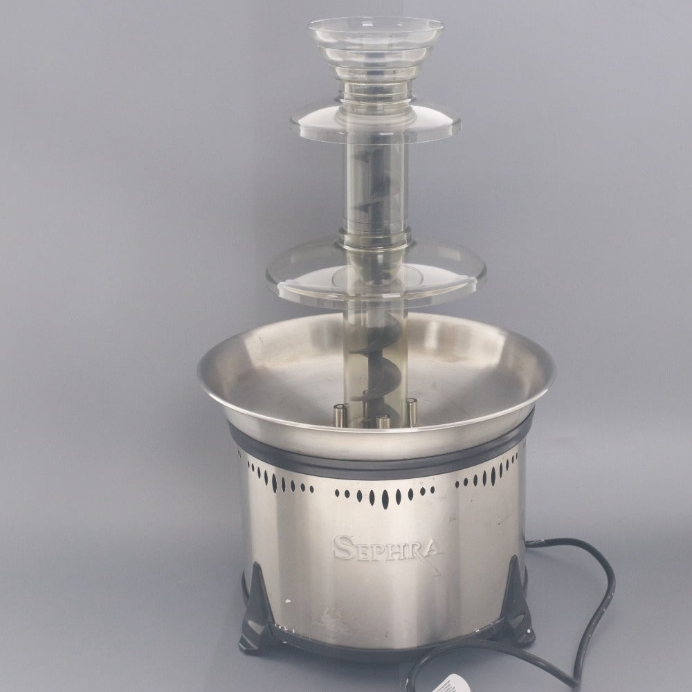 ■ Sephra セフラ チョコレート フォンデュ ファウンテン フォンデュタワー 調理器具 通電確認済み 付属品付き