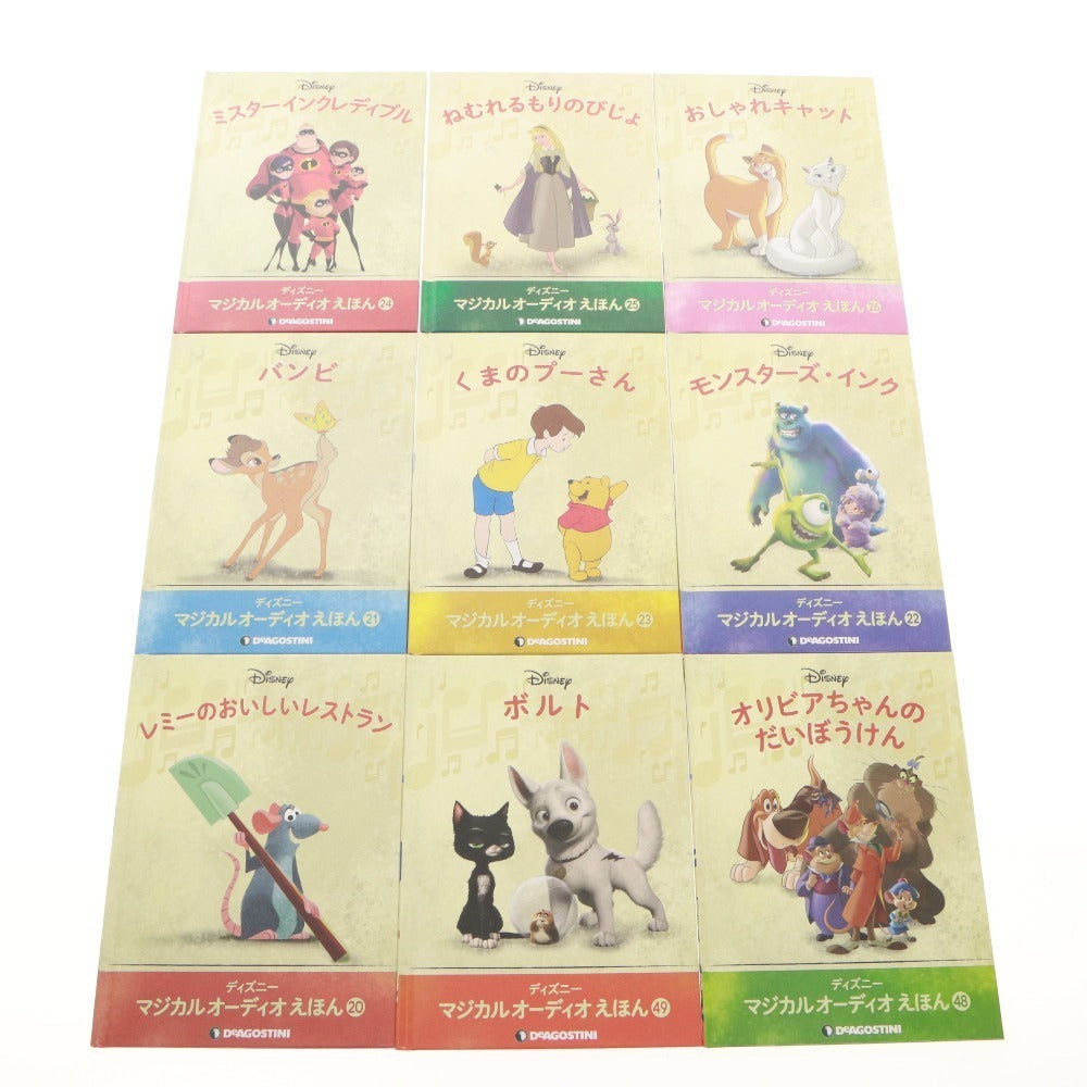 ■ DeAgostini Disney Magical Audio Picture Book Volumes 1-63, 63 Figures, Picture Books, Figures, Speaker, Accessories, Large Set Lot
