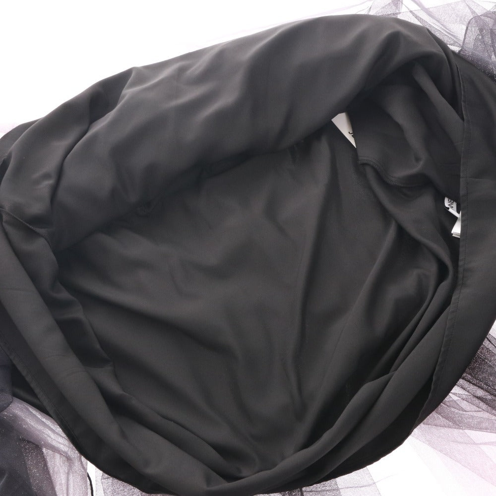 ■ ジェンヌ JENNE チュールスカート ロング グラデーション ギャザー レディース M ピンクベージュ グレー ブラック 未使用 タグ付き