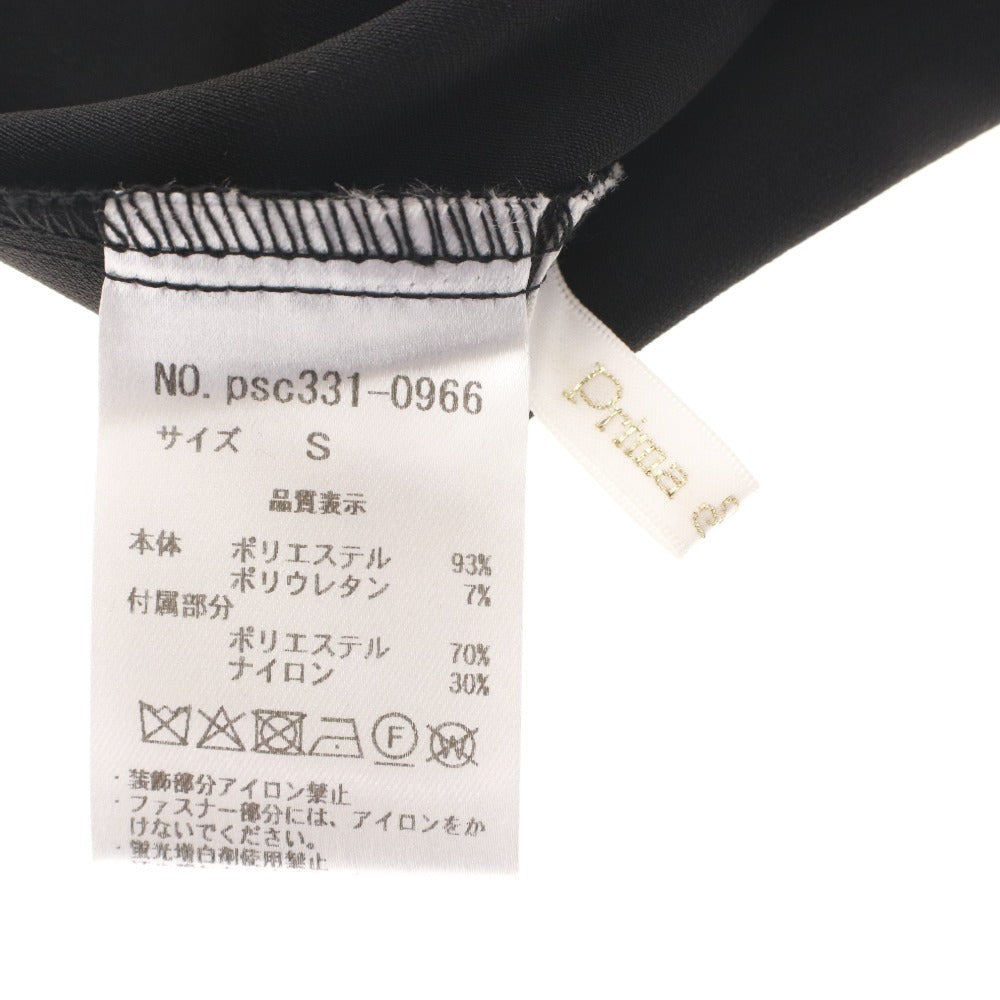 ■ プリマシェレル rima Scherrer ロングワンピース 半袖 トップス ボトムス レディース S ブラック タグ付き 未使用